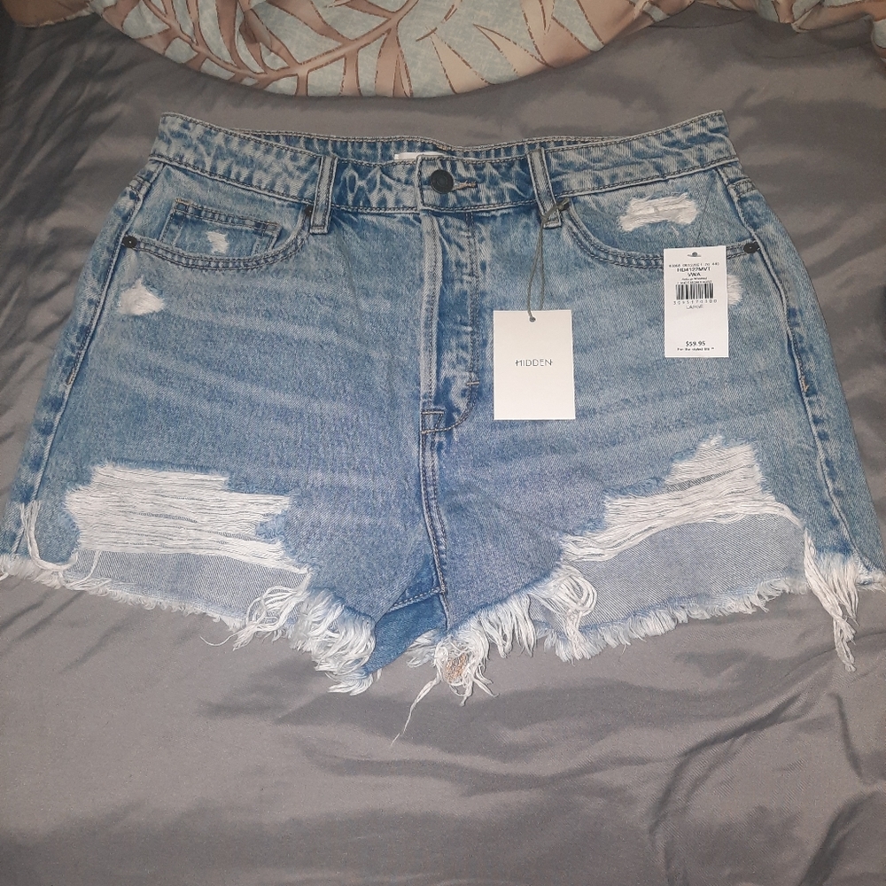 Hidden brand Jean shorts size Large